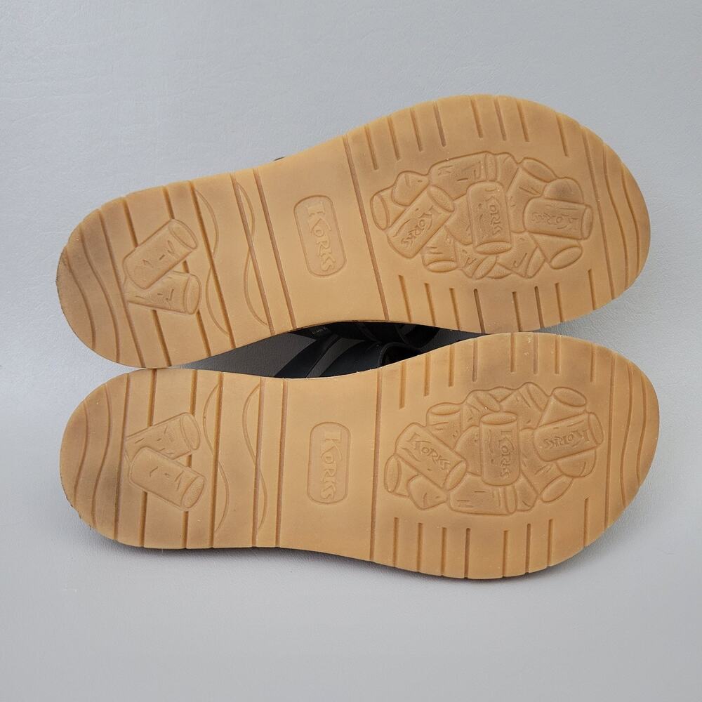 Korks Khela 21 Flat Toe Loop Ring Sandals Slides Womens 11 - Picture 10 of 10